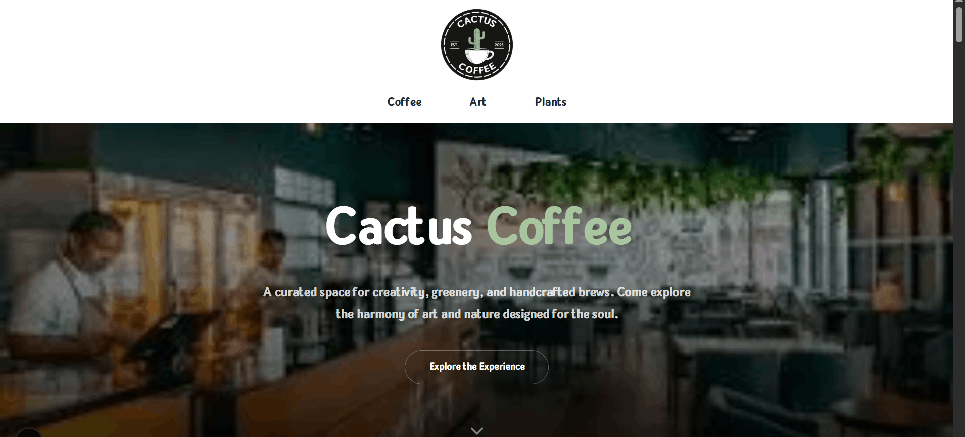 Cactus Coffee Website